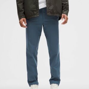 lululemon athletic men’s iron blue trousers warpstreme size 38